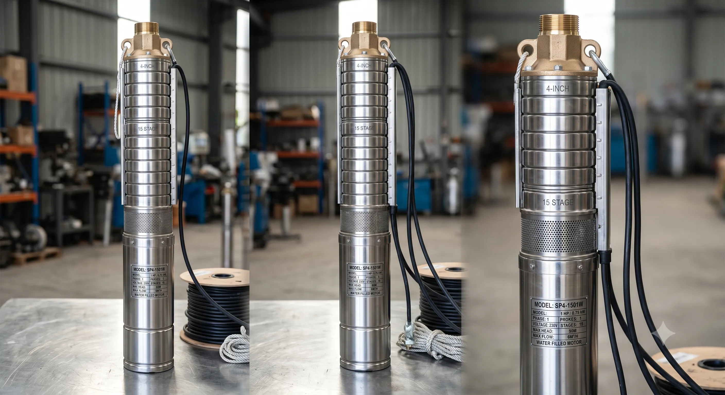 Pompes submersibles